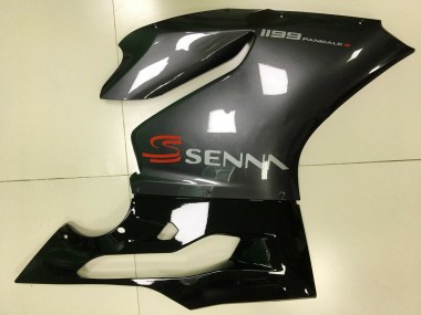 Buy 2011-2014 Glossy Black Ducati Panigale 1199 Motorcycle Fairings UK