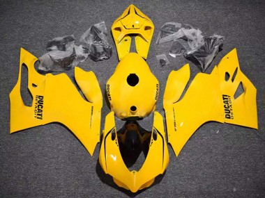 Buy 2011-2014 Glossy Yellow Ducati Panigale 899/1199 Motorcycle Fairings UK