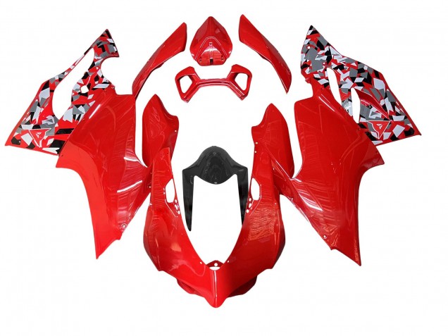 2011-2014 Red Grey Black Ducati Panigale 899/1199 Motorcycle Fairing UK