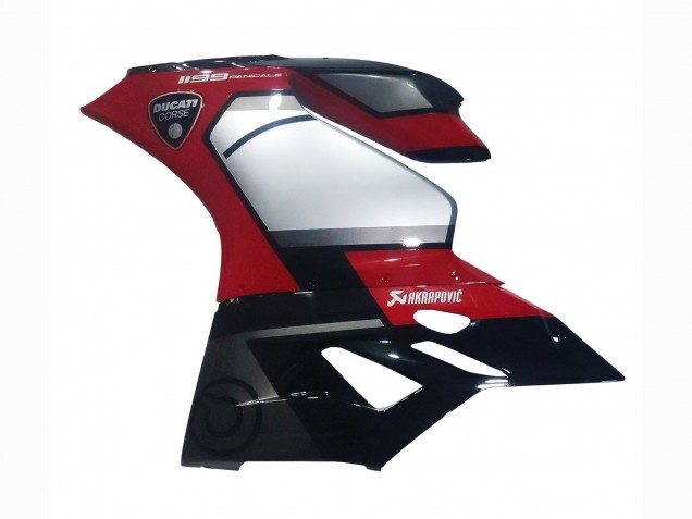 2011-2014 Red Silver Black Ducati 1199 Motorcycle Fairings UK
