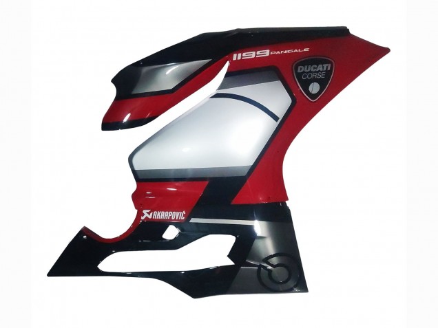 2011-2014 Red Silver Black Ducati 1199 Motorcycle Fairings UK