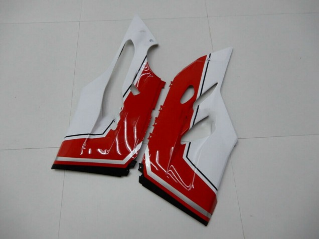 2011-2014 White Red Matte Black Ducati 1199 Motorcycle Fairings UK