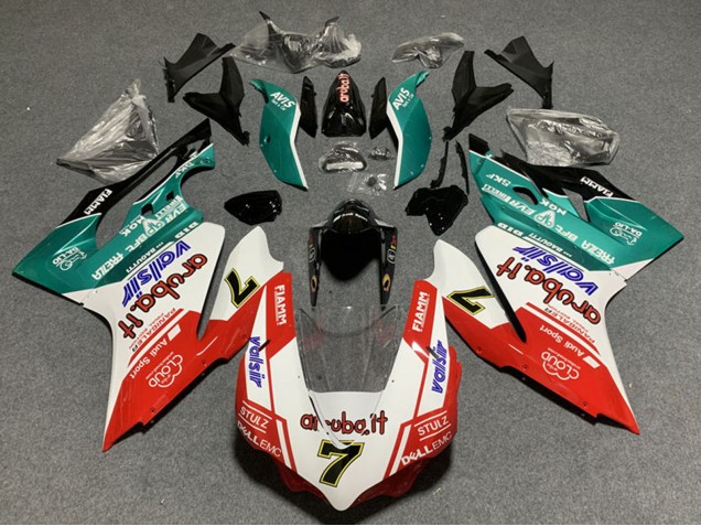 2011-2014 White Red Green Glossy Black Avis Valsir 7 Ducati Panigale 899/1199 Motorcycle Fairings UK