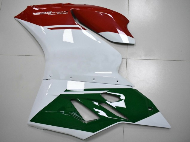 2011-2014 White Red Dark Green Ducati Panigale 899 Motorcycle Fairings UK