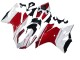2011-2014 White Red Glossy Black Ducati 1199 Motorcycle Fairings UK