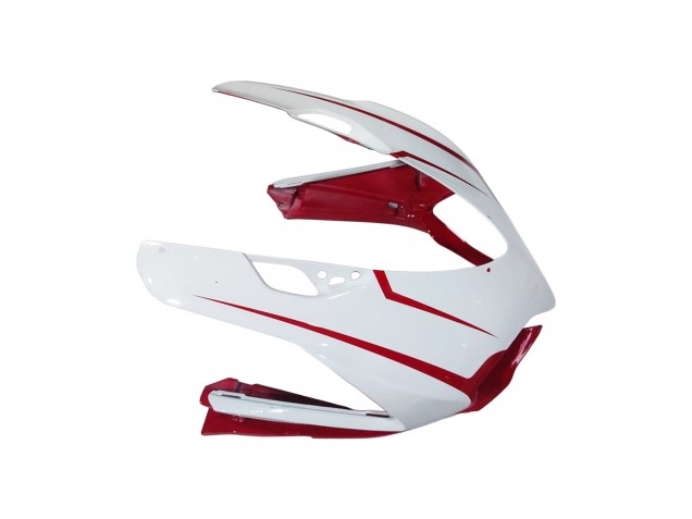 2011-2014 White Red Glossy Black Ducati 1199 Motorcycle Fairings UK