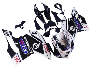 Buy 2011-2014 White Black Blue Fiamm Ficc 7 Ducati Panigale 899/1199 Motorcycle Fairings UK