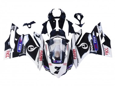 Buy 2011-2014 White Black Blue Fiamm Ficc 7 Ducati Panigale 899/1199 Motorcycle Fairings UK