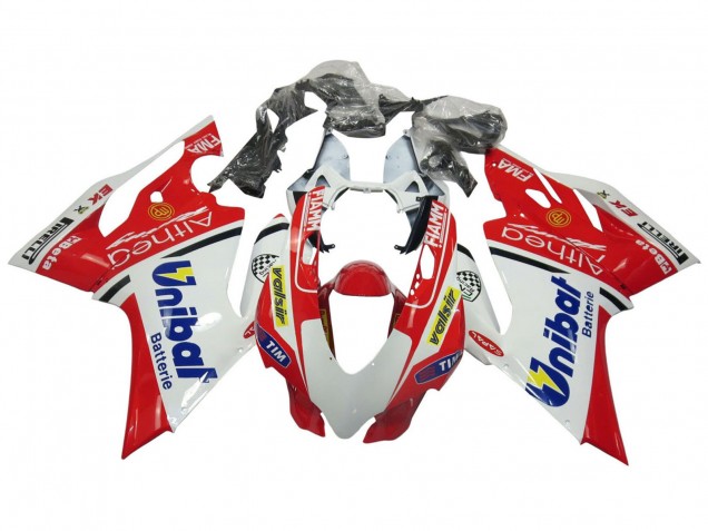 2011-2014 White Red Blue Valsir Fiamm Ducati Panigale 899/1199 Motorcycle Fairings UK