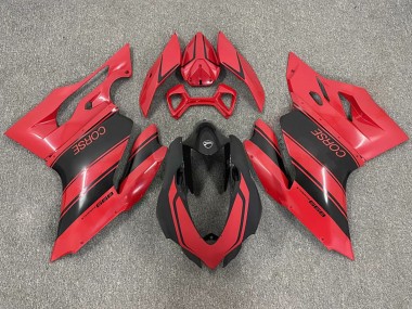 Buy 2003-2004 Red Glossy Black Corse Ducati 999 Motorcycle Fairings UK