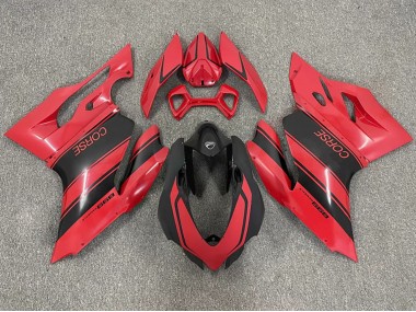 Buy 2003-2004 Red Glossy Black Corse Ducati 999 Motorcycle Fairings UK