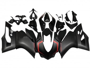 Buy 2015-2020 Black Carbon Fiber Style Red Ducati 1299 Motorcycle Fairings UK