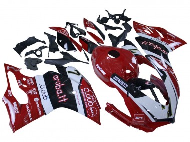 Buy 2015-2020 White Red Black Aruba 7 Ducati 959/1299 Motorcycle Fairings UK