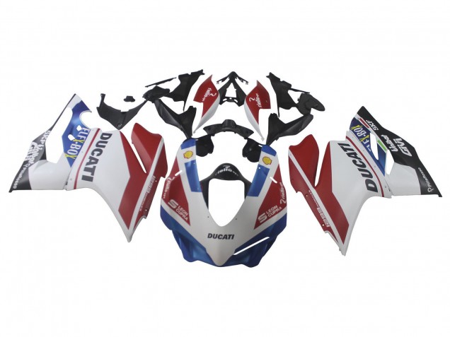 2015-2020 White Red Blue Matte Black Unibat Flex-Box Ducati 1299 Motorcycle Fairings UK