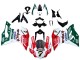 2015-2020 White Red Green Valsir Fiamm 7 Ducati 959/1299 Motorcycle Fairings UK
