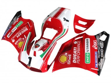 Buy 1993-2005 White Red Yellow Green Glossy Black Performance Ducati 748/916/996/998 Motorcycle Fairings UK