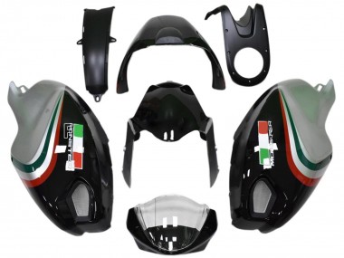 Buy 2008-2012 Glossy Black Silver Red Green Ducati Monster 696 796 1100 1100S Motorcycle Fairings UK