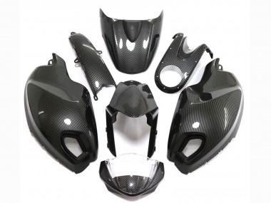 Buy 2008-2012 Black Carbon Fiber Style Ducati Monster 696 796 1100 1100S Motorcycle Fairings UK