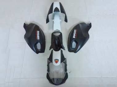 Buy 2008-2012 White Matte Black Ducati Monster 696 796 1100 1100S Motorcycle Fairings UK