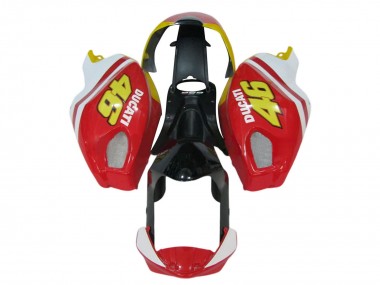 Buy 2008-2012 White Red Glossy Black Yellow 46 Ducati Monster 696 796 1100 1100S Motorcycle Fairings UK