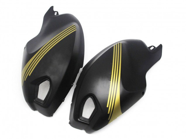 2008-2012 Matte Black Gold Ducati Monster 696 796 1100 1100S Motorcycle Fairings UK