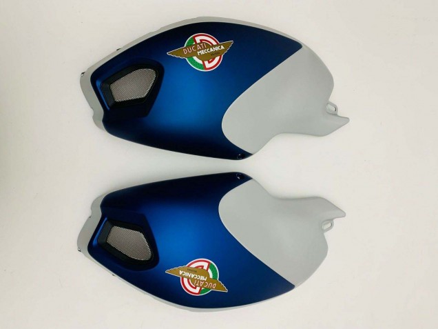 2008-2012 Dark Blue Silver Ducati Monster 696 796 1100 1100S Motorcycle Fairings UK