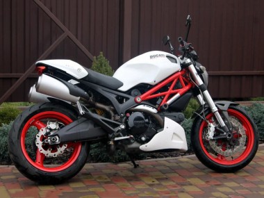 Buy 2008-2012 White Ducati Monster 696 796 1100 1100S Motorcycle Fairings UK