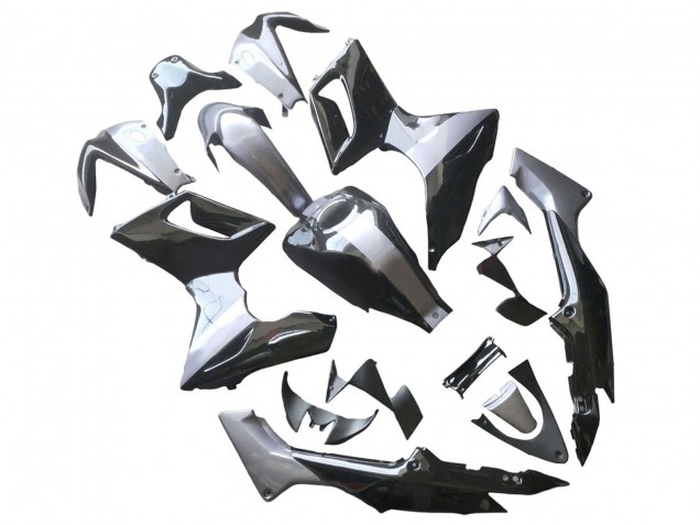 2002-2006 Silver Glossy Black Honda CBR125R Motorcycle Fairings UK