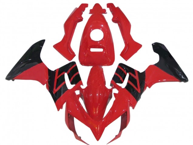 2002-2006 Red Glossy Black Stripe Honda CBR125R Motorcycle Fairings UK