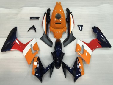 Buy 2002-2006 Orange White Red Glossy Black Honda CBR125R Motorcycle Fairings UK