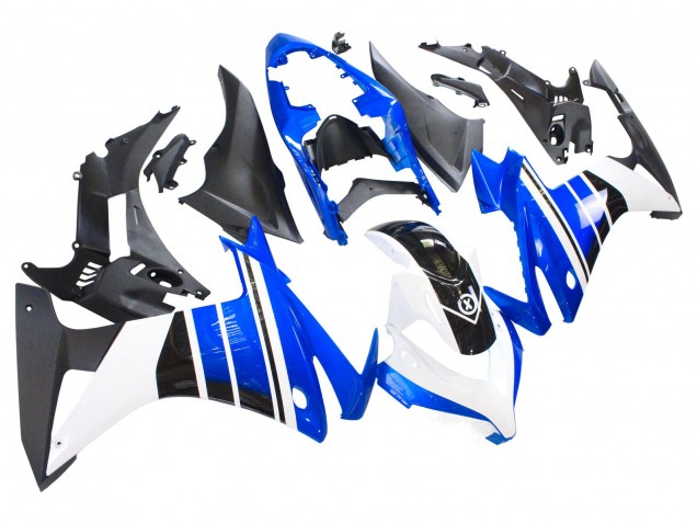 2013-2015 Blue White Matte Black Honda CBR500R Motorcycle Fairings UK