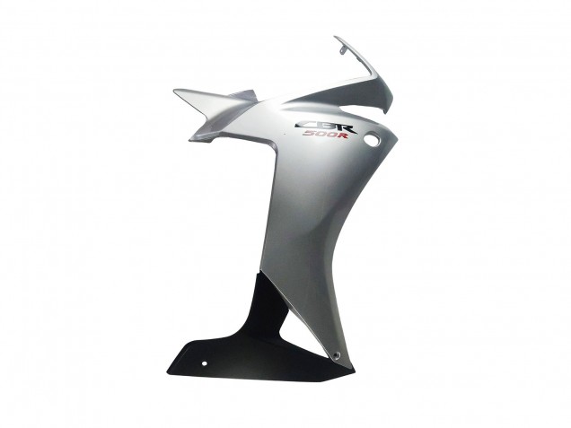 2013-2015 Silver Glossy Black Honda CBR500R Motorcycle Fairing UK