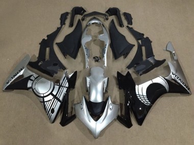 Buy 2013-2015 Silver Glossy Black Honda CBR500R Motorcycle Fairings UK