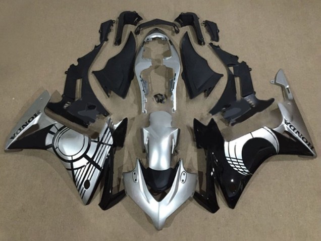 2013-2015 Silver Glossy Black Honda CBR500R Motorcycle Fairings UK