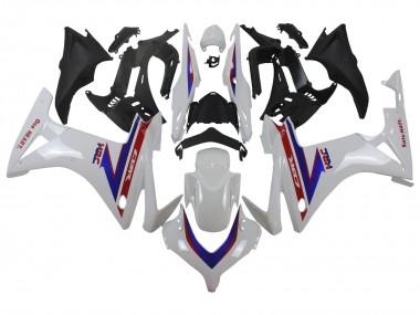 Buy 2013-2015 White Red Blue HRC Honda CBR500R Motorcycle Fairings UK