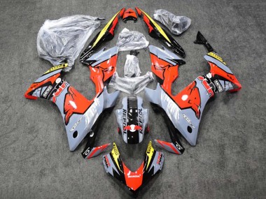 Buy 2013-2015 Glossy Nardo Grey Yellow Glossy Black Repsol HRC Red Bull Honda CBR500R Motorcycle Fairings UK