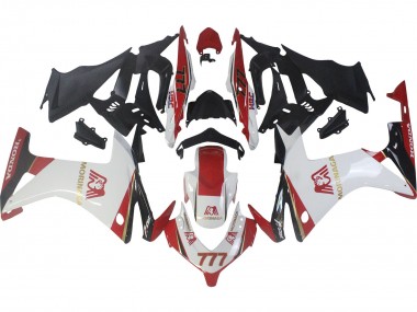 Buy 2013-2015 White Red Green Glossy Black Morinage 777 Honda CBR500R Motorcycle Fairings UK