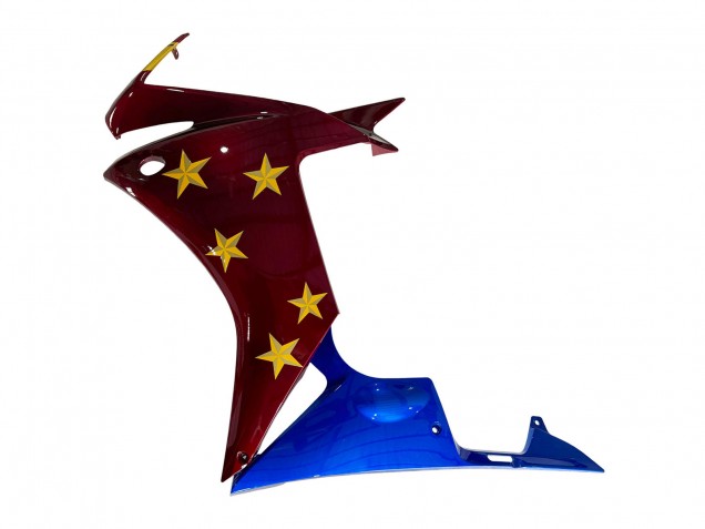 2013-2015 Red Blue Yellow Star Honda CBR500R Motorcycle Fairings UK