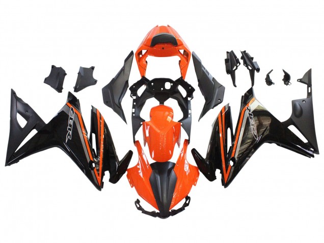 2016-2018 Orange Glossy Black Matte Black Honda CBR500R Motorcycle Fairings UK
