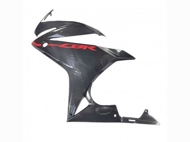 2016-2018 Black Carbon Fiber Red Honda CBR500R Motorcycle Fairings UK