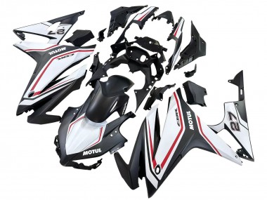 Buy 2016-2018 White Red Matte Black Honda CBR500R Motorcycle Fairings UK