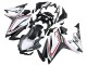 2016-2018 White Red Matte Black Honda CBR500R Motorcycle Fairings UK