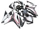 2016-2018 White Red Matte Black Honda CBR500R Motorcycle Fairings UK