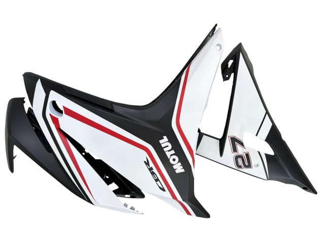 2016-2018 White Red Matte Black Honda CBR500R Motorcycle Fairings UK