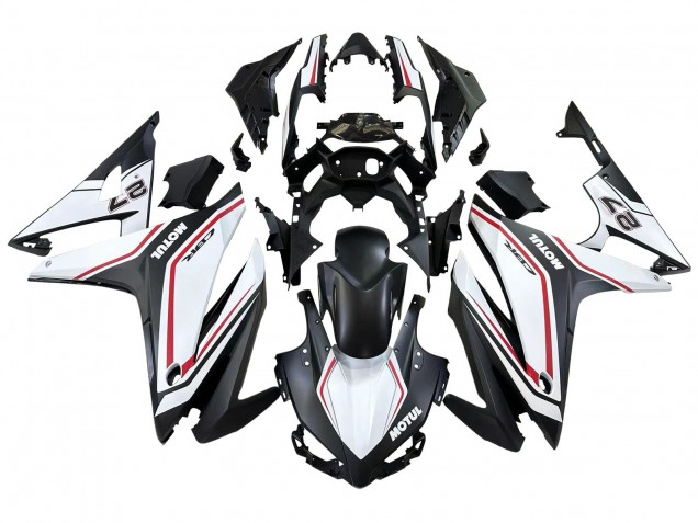 2016-2018 White Red Matte Black Honda CBR500R Motorcycle Fairings UK