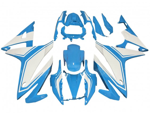 2016-2018 Light Blue White Honda CBR500R Motorcycle Fairings UK