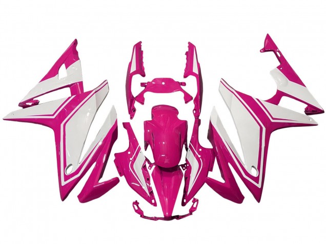 2016-2018 Pink White Honda CBR500R Motorcycle Fairings UK