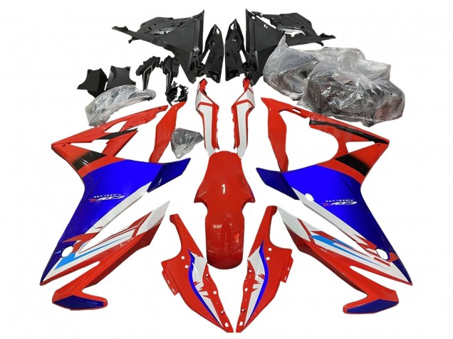 2016-2018 White Red Blue Honda CBR500R Motorcycle Fairings UK