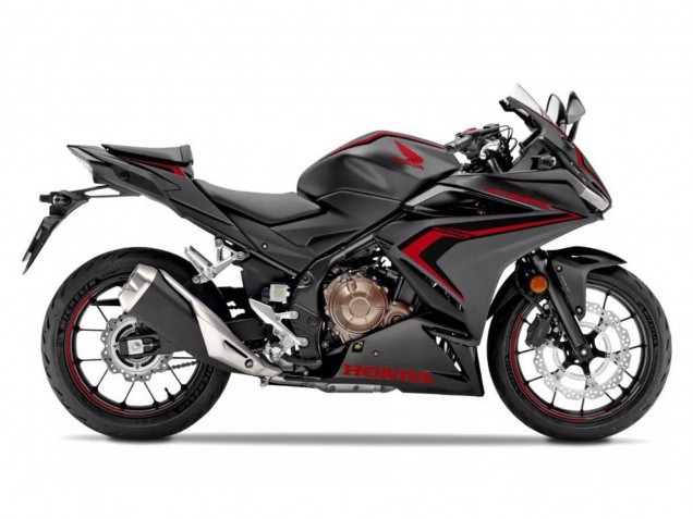 2019-2023 Matte Black Red Honda CBR500R Motorcycle Fairings UK