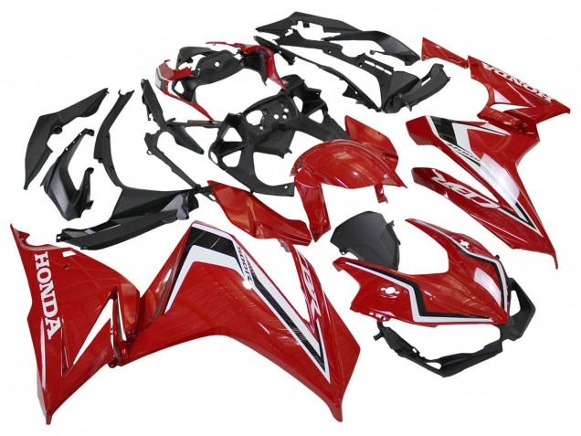 2019-2023 Red White Black Honda CBR500R Motorcycle Fairings UK
